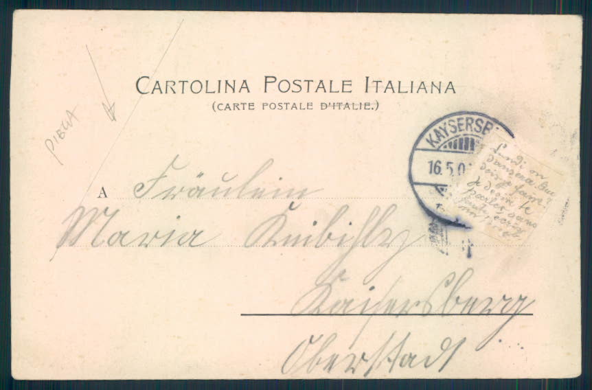 Catania città cartolina EE3747 – retro