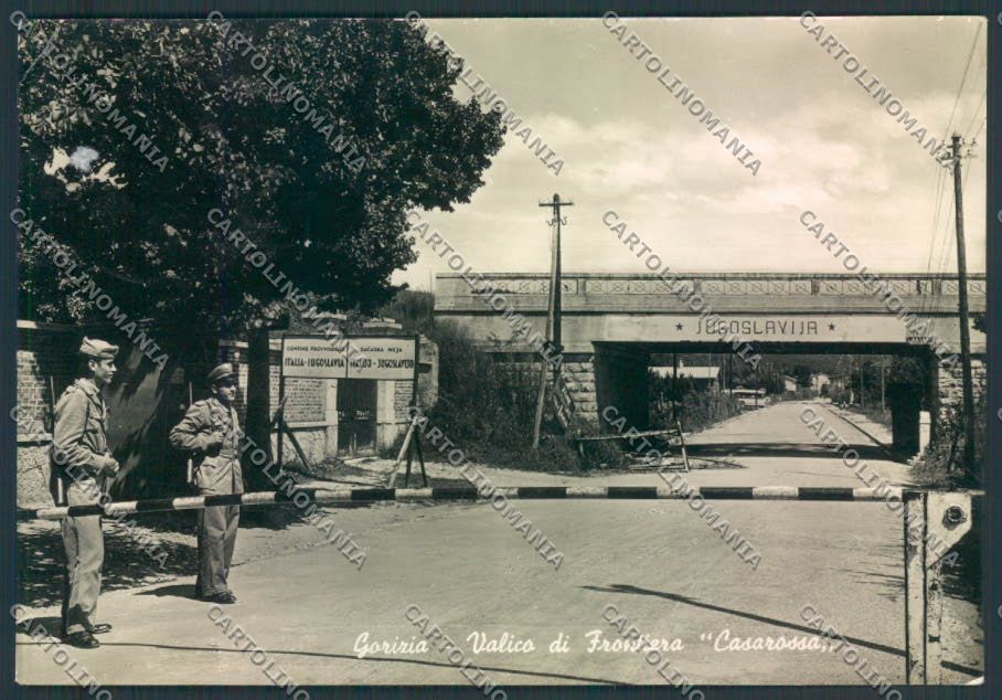 Gorizia Frontiera GdF? Foto FG cartolina EE3830 – fronte