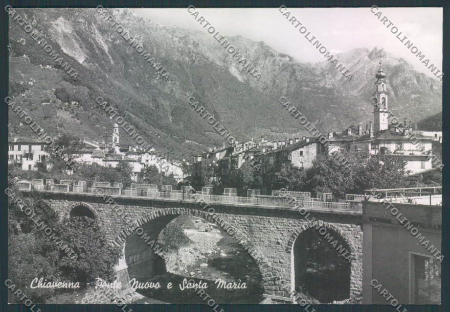 Sondrio Chiavenna RISTAMPA FG cartolina EE3843 – fronte