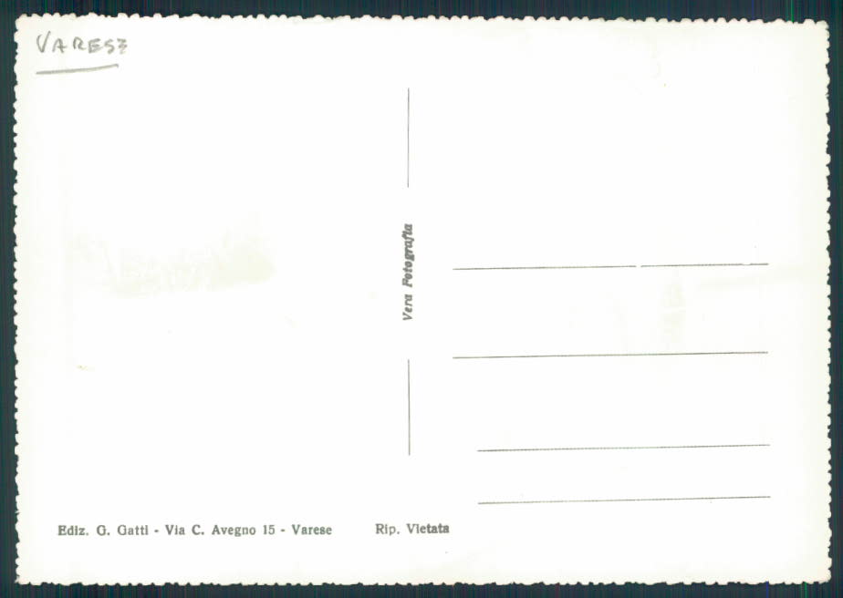 Varese Castiglione Olona Foto FG cartolina EE3871 – retro