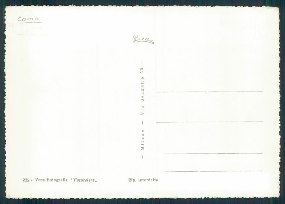 Como Bellagio Negozio cartoline Foto FG cartolina EE3877 – retro