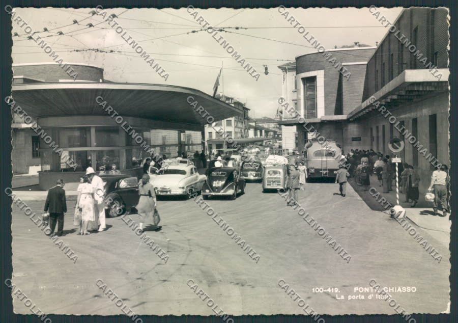 Como Ponte Chiasso Vigile Foto FG cartolina EE3882 – fronte