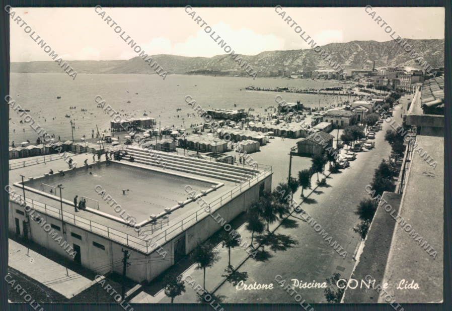 Crotone città PIEGA Foto FG cartolina EE3911 – fronte
