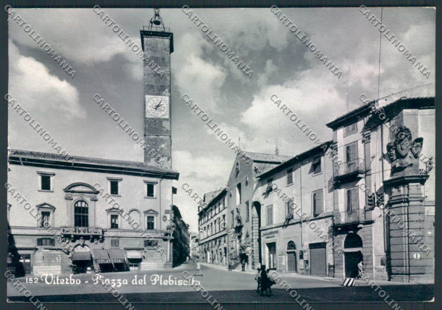 Viterbo città PIEGHINE Foto FG cartolina EE3963 – fronte