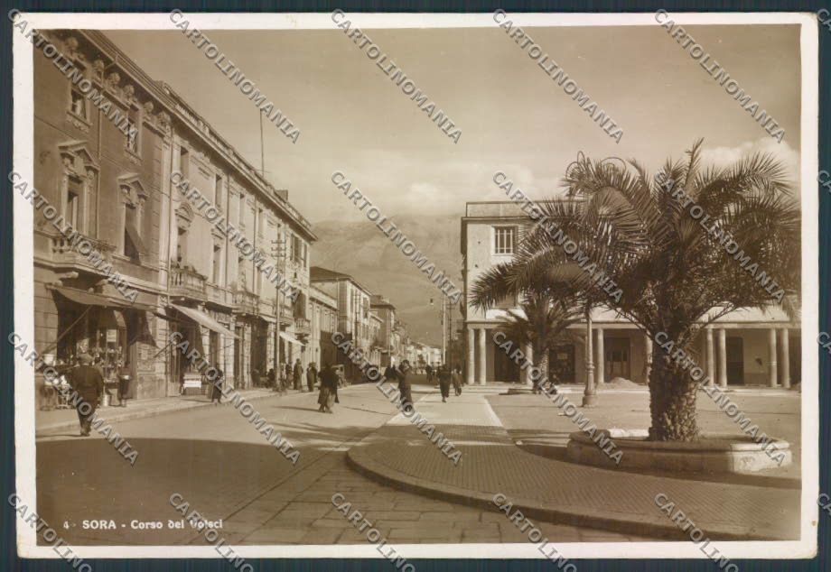 Frosinone Sora PIEGHINE Foto FG cartolina EE3977 – fronte