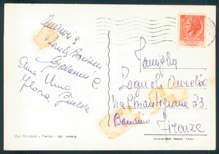 Treviso città Foto FG cartolina EE4014 – retro