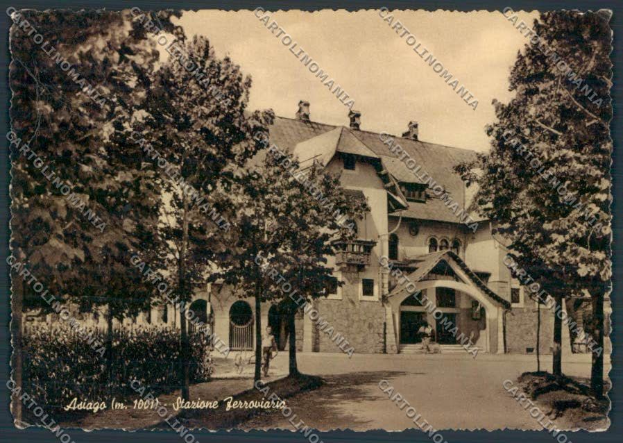 Vicenza Asiago Stazione Foto FG cartolina EE4023 – fronte