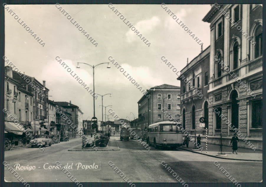 Rovigo città Corriera Foto FG cartolina EE4042 – fronte
