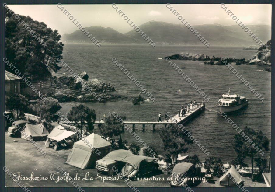 La Spezia Fiascherino Camping Foto FG cartolina EE4063 – fronte