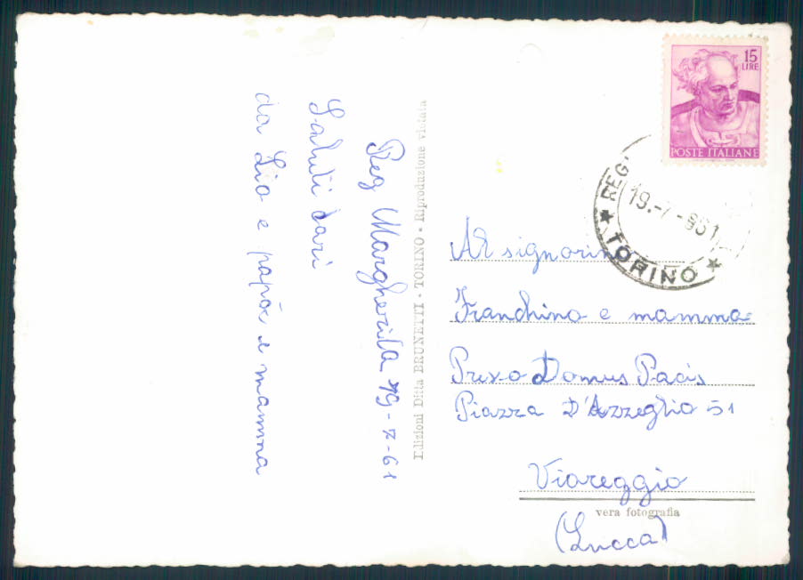 Torino città Foto FG cartolina EE4077 – retro
