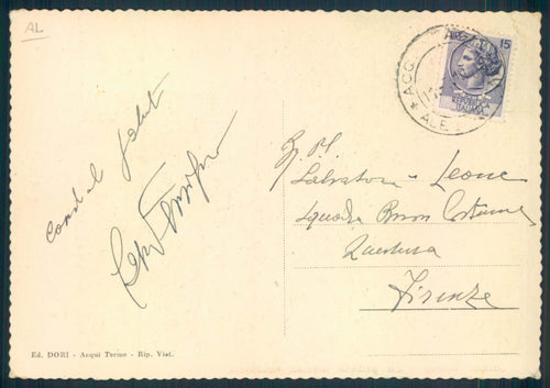 Alessandria Acqui FG cartolina EE4090 – retro