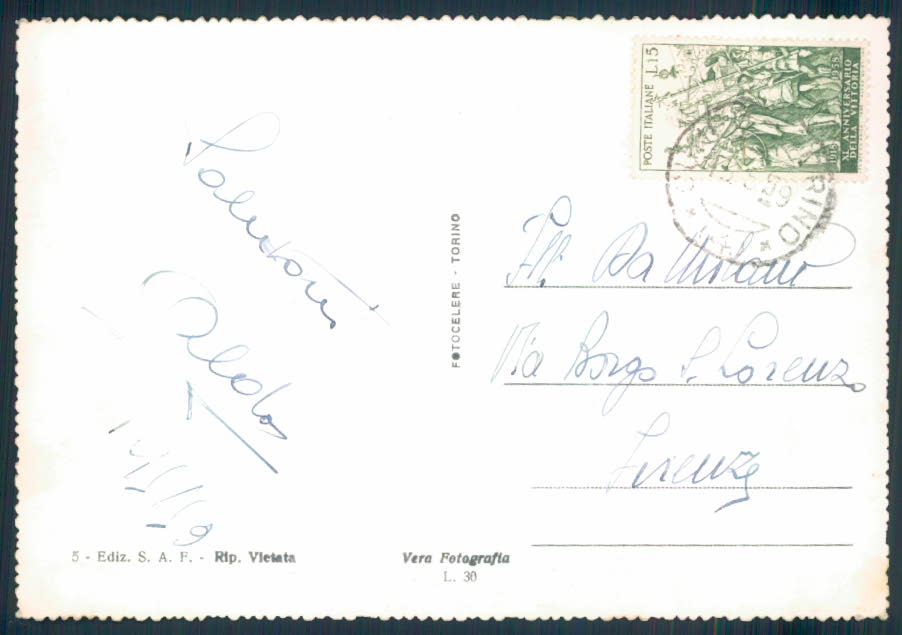 Cuneo Cuneo Foto FG cartolina EE4114 – retro