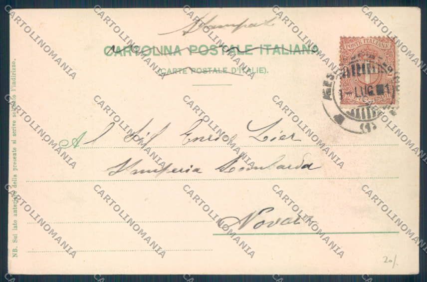 Pavia Mortara cartolina EE4285 – retro