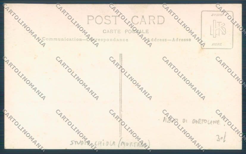 Pavia Mortara Foto cartolina EE4288 – retro
