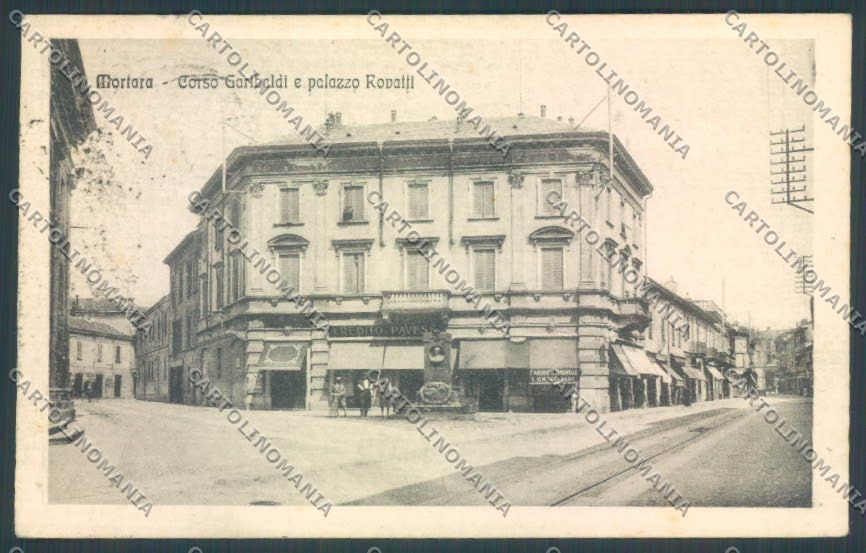 Pavia Mortara cartolina EE4292 – fronte