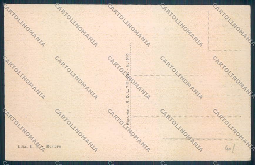 Pavia Mortara cartolina EE4298 – retro