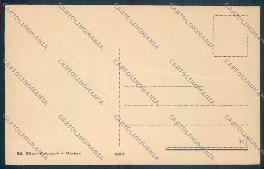 Pavia Mortara cartolina EE4301 – retro