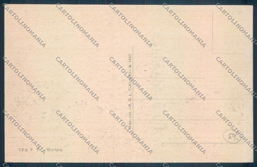 Pavia Mortara cartolina EE4303 – retro