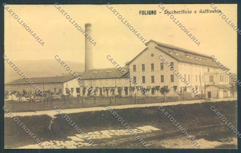 Perugia Foligno Zuccherificio cartolina EE4307 – fronte
