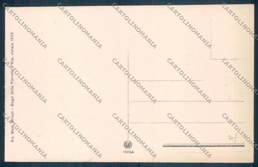 Bologna Porretta Terme cartolina EE4317 – retro