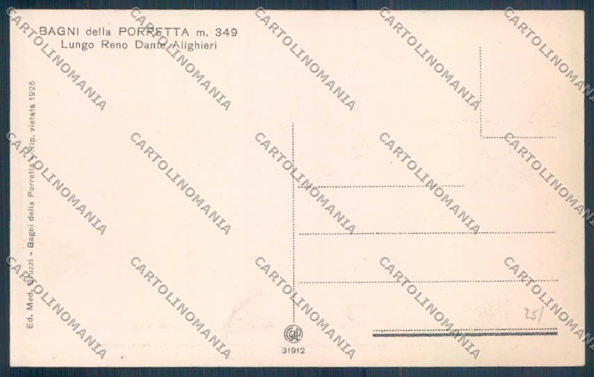 Bologna Porretta Terme cartolina EE4320 – retro