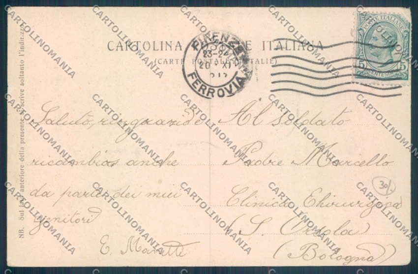 Bologna Porretta Terme cartolina EE4332 – retro