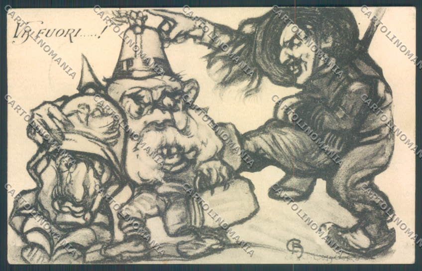 WWI Propaganda Kaiser cartolina EE4358 – fronte