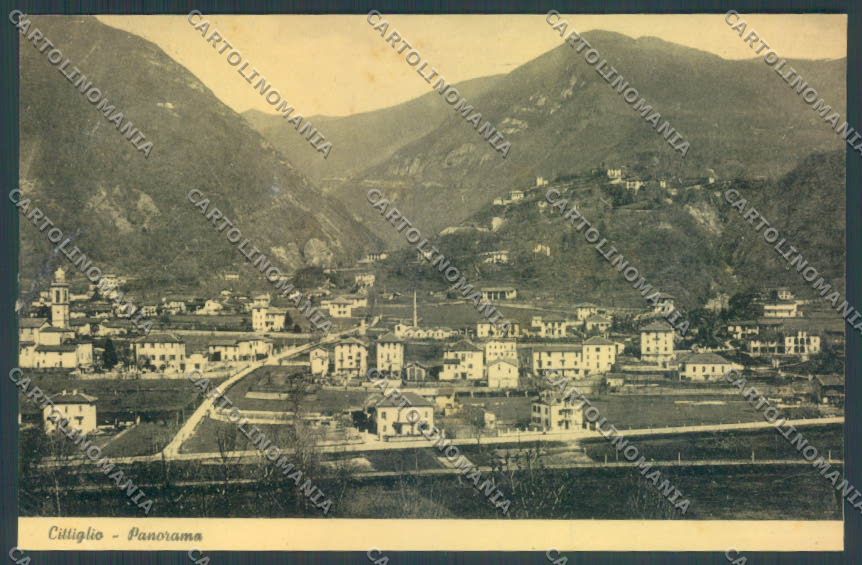 Varese Cittiglio cartolina EE4365 – fronte