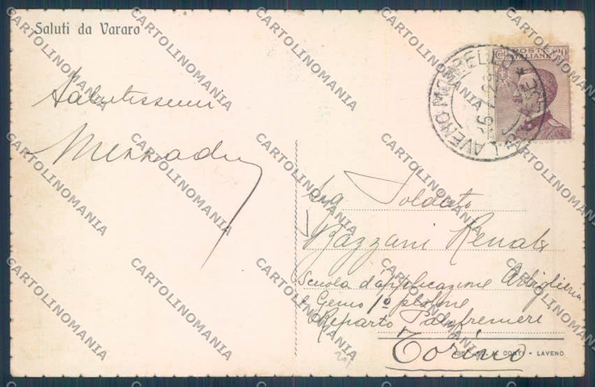Varese Cittiglio Vararo cartolina EE4367 – retro