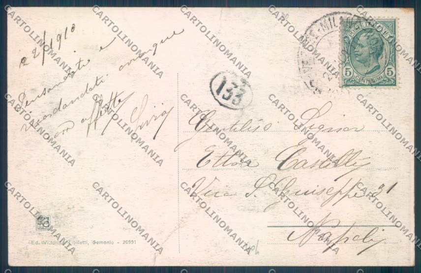 Varese Cittiglio Fracce cartolina EE4390 – retro