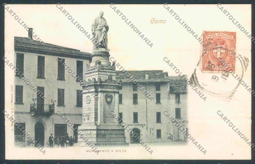 Como Città Volta cartolina EE4408 – fronte