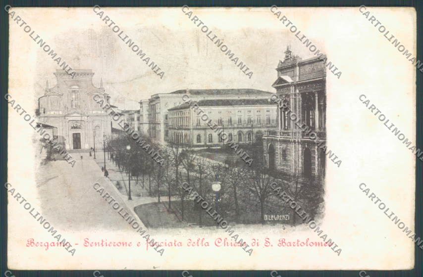 Bergamo Città cartolina EE4424 – fronte