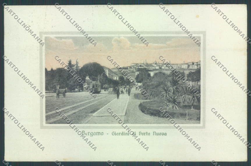 Bergamo Città cartolina EE4425 – fronte
