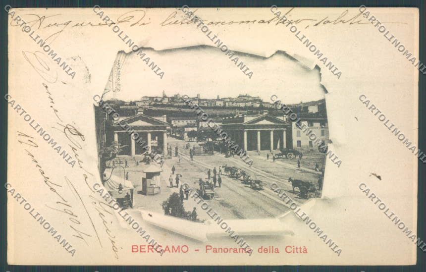 Bergamo Città cartolina EE4426 – fronte