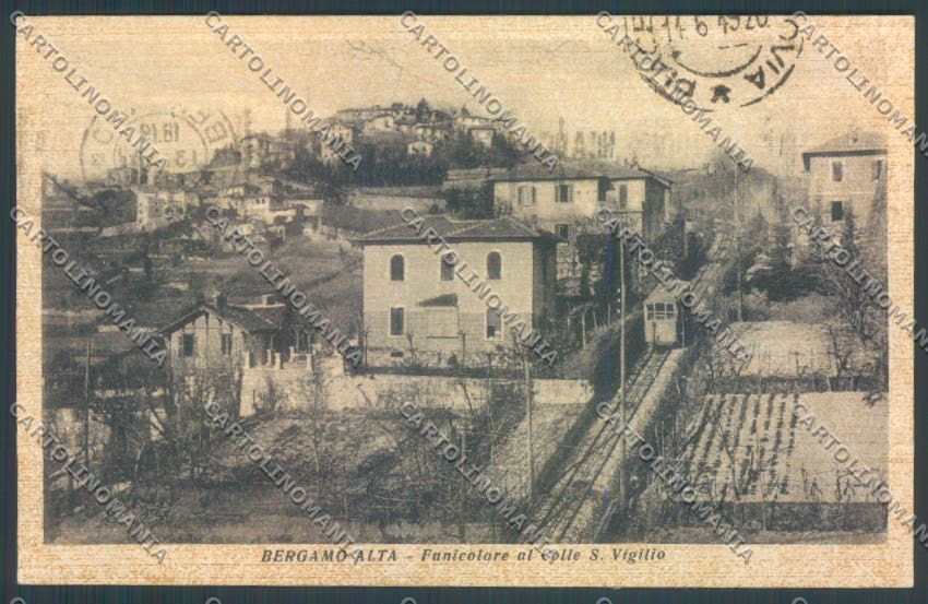 Bergamo Città cartolina EE4428 – fronte