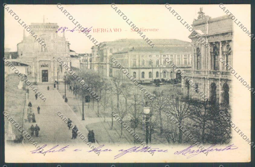 Bergamo Città cartolina EE4437 – fronte