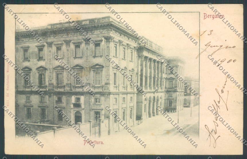 Bergamo Città cartolina EE4439 – fronte