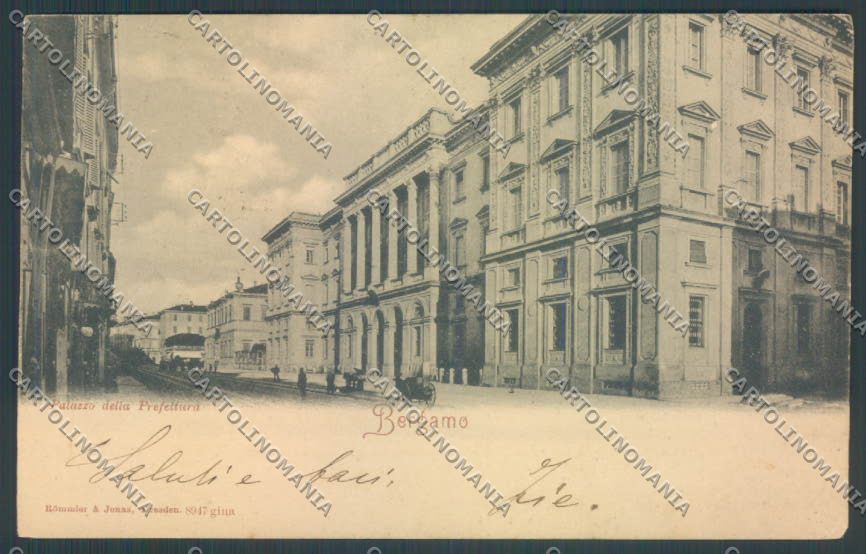 Bergamo Città cartolina EE4445 – fronte