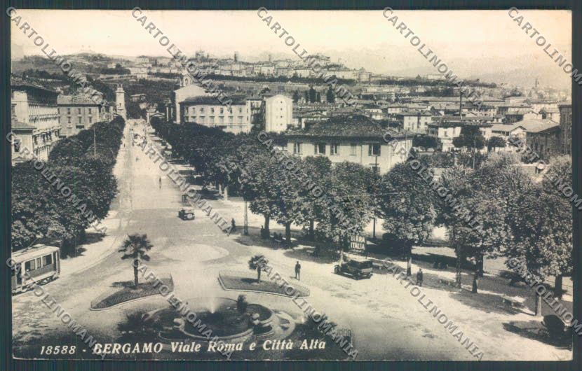 Bergamo Città cartolina EE4448 – fronte