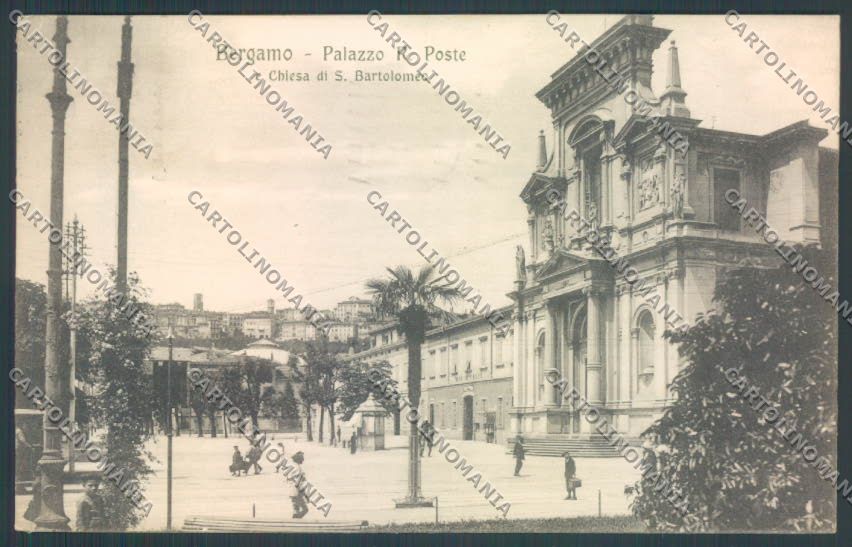 Bergamo Città cartolina EE4456 – fronte