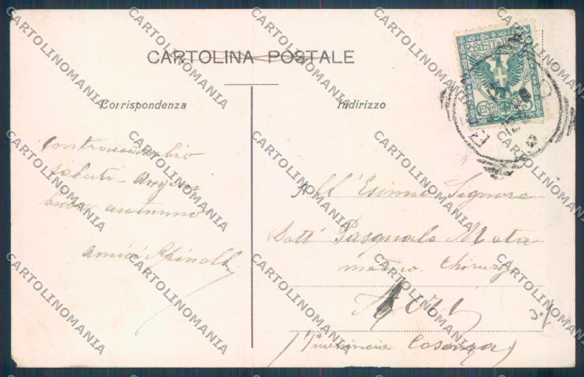 Bergamo Città cartolina EE4458 – retro
