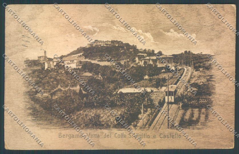 Bergamo Città cartolina EE4461 – fronte