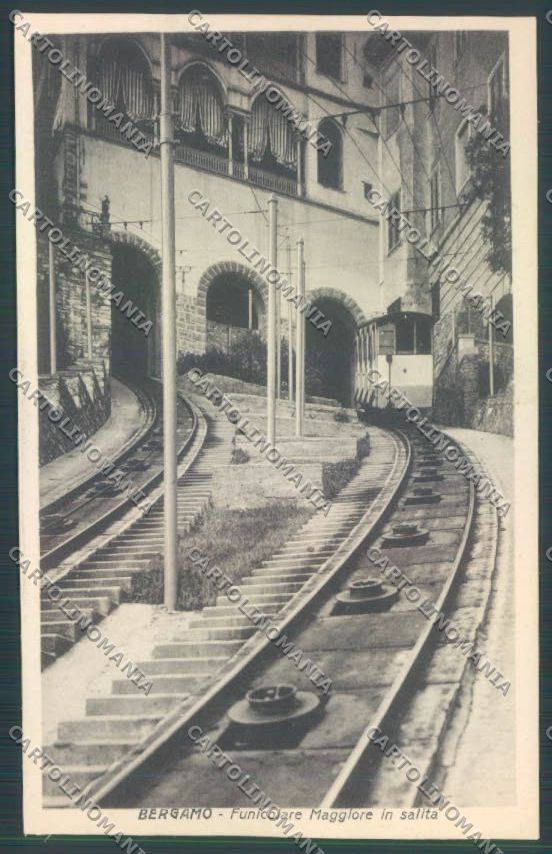 Bergamo Città Funicolare cartolina EE4463 – fronte