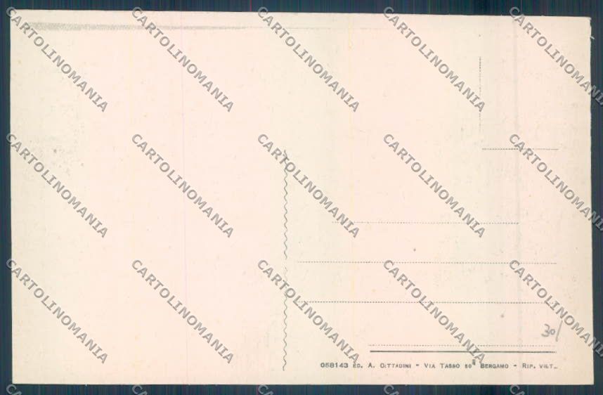 Bergamo Città Funicolare cartolina EE4463 – retro