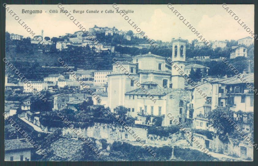 Bergamo Città cartolina EE4465 – fronte