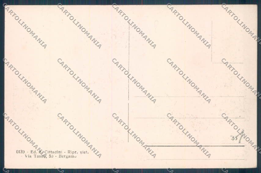 Bergamo Città cartolina EE4472 – retro