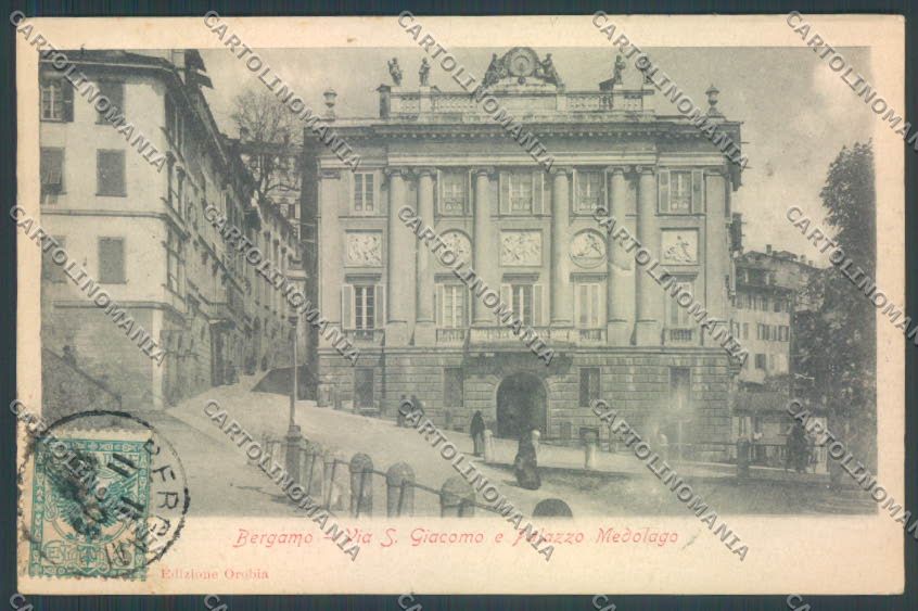 Bergamo Città cartolina EE4477 – fronte