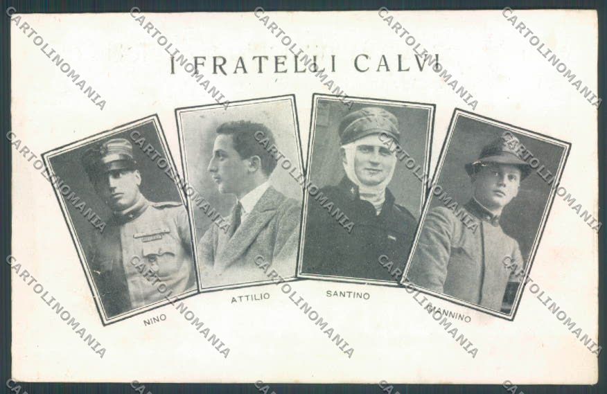 Bergamo Città Fratelli Calvi ABRASA cartolina EE4479 – fronte