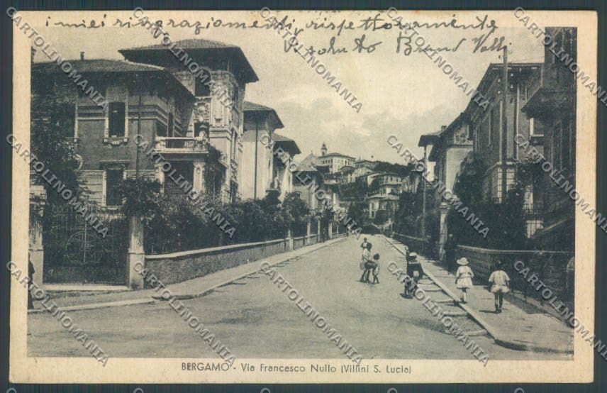 Bergamo Città cartolina EE4485 – fronte
