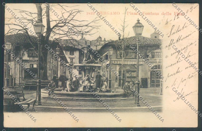 Bergamo Città cartolina EE4486 – fronte
